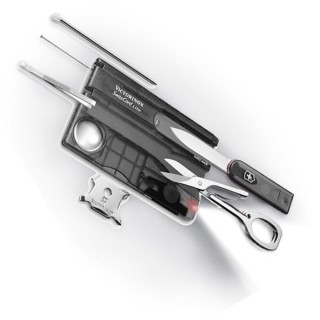 Ніж Victorinox Swisscard Lite 82х54х4мм,12функ,чорн.прозор