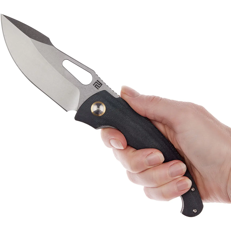 Ніж Artisan Xcellerator SW, AR-RPM9 Steel, Micarta black