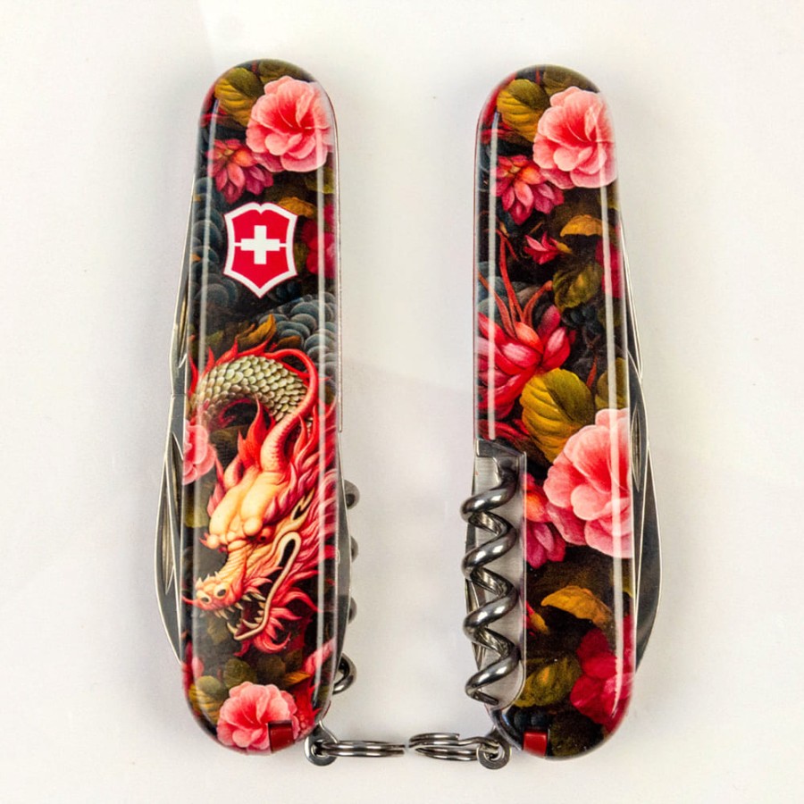 Ніж Victorinox Spartan Zodiac 91мм,12функ ,Китайський зелений дракон