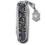 Ніж Victorinox Classic Brilliant Crystal 58мм,5функ,кристал + брелок-лого