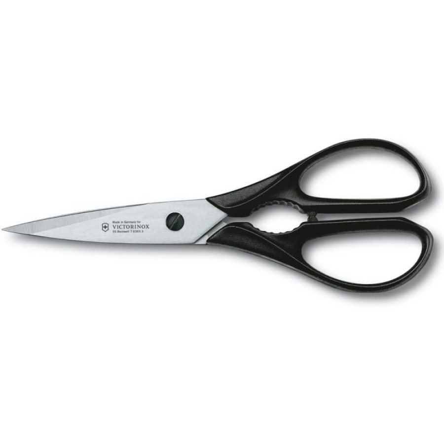 Набір кухонний Victorinox SwissClassic Kitchen Set 4шт з чорн. ручкою (2 ножа, ножиці, овочечистка) у подар.упак.