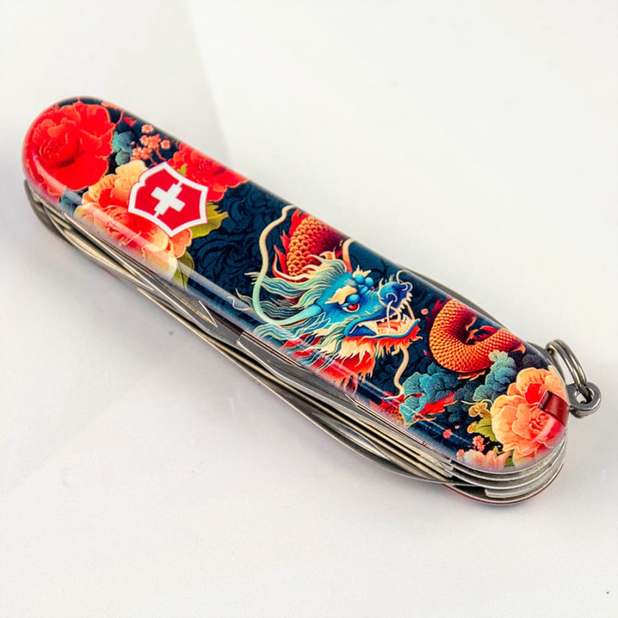 Ніж Victorinox Huntsman Zodiac 91мм,15функ ,Китайський дракон