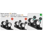 Кільця Discovery 6061 For Picatinny 1inch(25.4mm) 1.26in DGPR2-25.4-1.26-61 (M240602)
