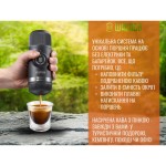 Портативна еспресо-кавоварка Wacaco Nanopresso сіра, механічна, для меленої кави