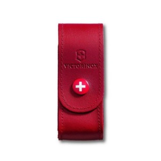 Чохол на пояс Victorinox 84-91мм шкір.черв на кнопці 2-4 шари