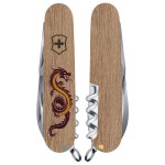 Ніж Victorinox Spartan Zodiac 91мм,12функ ,Дерев'яний дракон