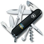 Складаний ніж Victorinox CLIMBER UKRAINE Герб України з квітковим прапором 1.3703.3_T1280u