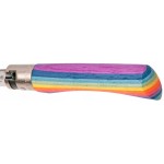 Ніж Old Bear Rainbow S, 420 steel, wood handle,, rainbow