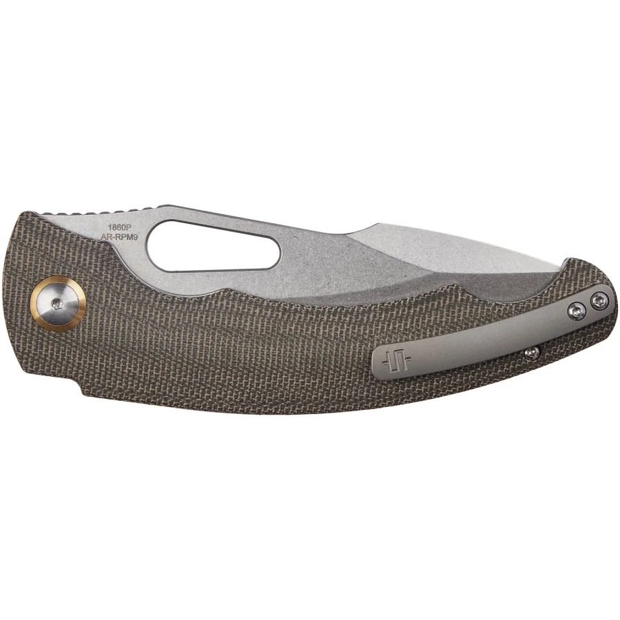 Ніж Artisan Xcellerator SW, AR-RPM9 Steel, Micarta green