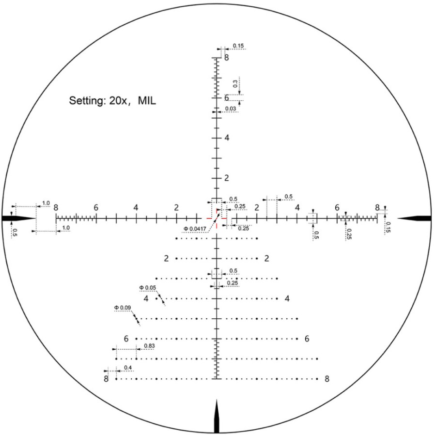 Приціл оптичний Vector Optics Taurus 3-24x56 (34 мм) illum. SFP ED