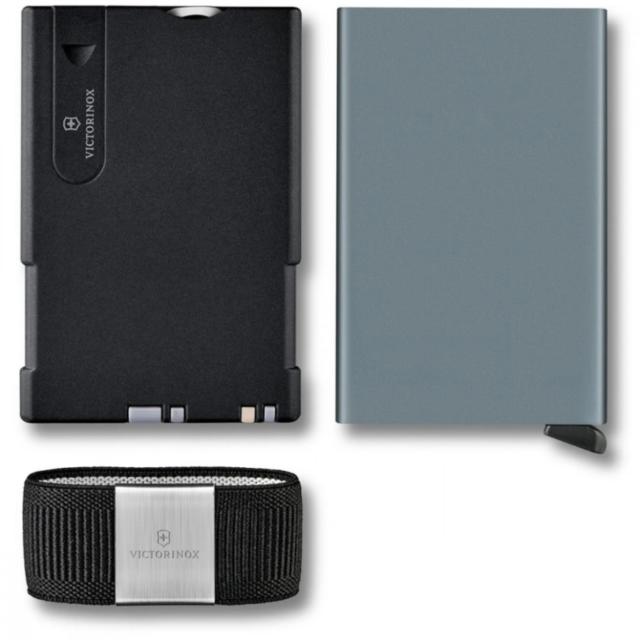 Карта-мультитул Victorinox Smartcard Wallet Sharp Gray 104х65х17мм,10функ,сір