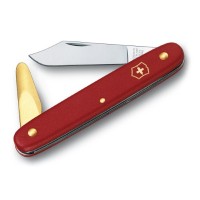 Ніж Victorinox садовий Budding 2 100мм,2функ,черв.мат
