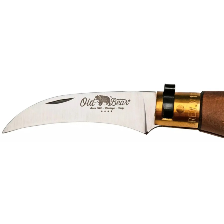 Ніж Old Bear Mushroom M, 420 steel, Walnut wood
