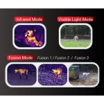 Монокуляр тепловізійний/цифровий GUIDE TL450 3,2-12,8x50 400х300@12μm з далекоміром