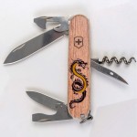 Ніж Victorinox Spartan Zodiac 91мм,12функ ,Дерев'яний дракон