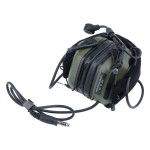 Активні навушники Earmor M32, з тримачем на голову (Мікрофон) green