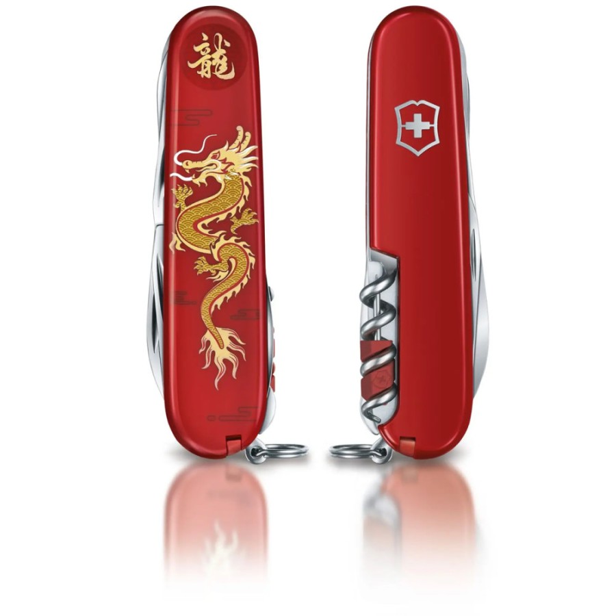 Складаний ніж Victorinox HUNTSMAN "Year of the Dragon 2024" 1.3714.E13