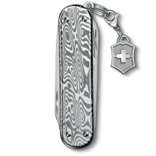 Ніж Victorinox Classic Brilliant Damast 58мм,5функ,дамаск + брелок-лого