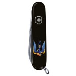 Ніж Victorinox Spartan Ukraine 91мм,12функ,чорн ,Ластівка