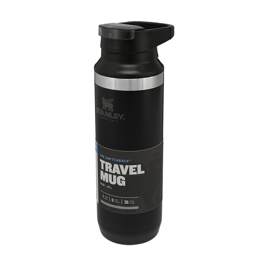 Термокухоль Stanley Mountain Switchback Matte, 0.47 л чорна (6939236334259)