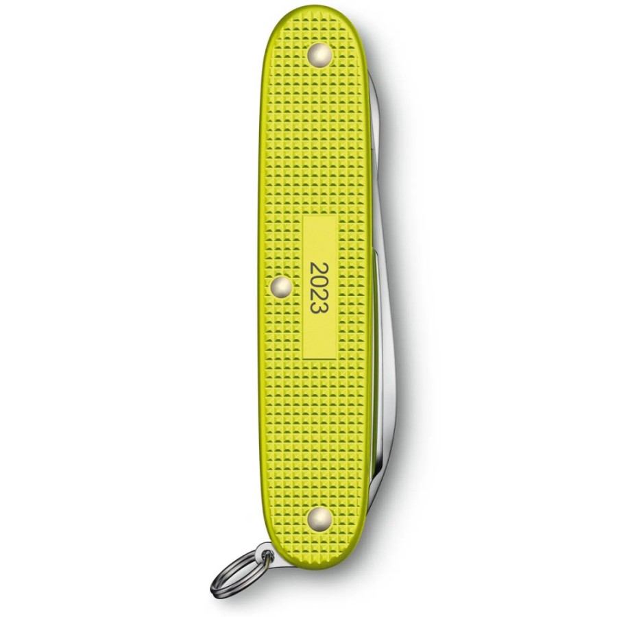 Ніж Victorinox Pioneer X Electric Yellow 93мм,9функ,ріфл.жовт