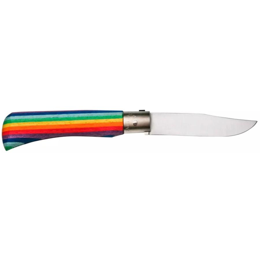 Ніж Old Bear Rainbow M, 420 steel, wood handle,, rainbow