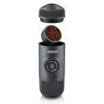 Портативна еспресо-кавоварка Wacaco Nanopresso з адаптером для капсул, механічна, для меленої кави