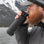 Термокухоль Stanley Mountain Switchback Matte, 0.47 л чорна (6939236334259)