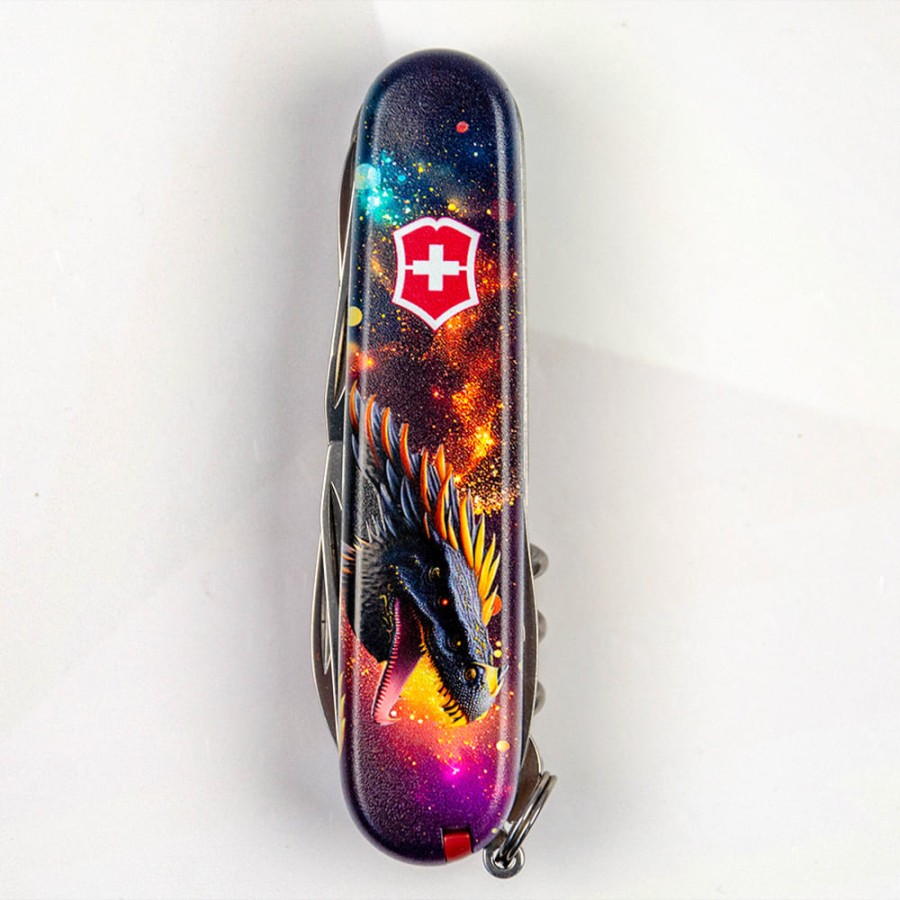 Ніж Victorinox Huntsman Zodiac 91мм,15функ ,Зірковий дракон