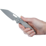 Ніж CJRB Pyrite Wharncliffe, AR-RPM9 Steel, Steel handle