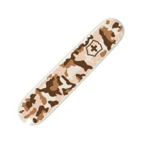 Накладка на ніж Victorinox 91мм desert camouflage передня з лого (Va+)