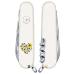 Ніж Victorinox Spartan Ukraine 91мм,12функ,біл ,Квіткове серце