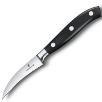 Кухонний ніж Victorinox Grand Maitre Shaping 8см изогн. з черн. ручкою у подар.упак.