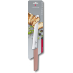 Кухонний ніж Swiss Modern Bread&Pastry 22см волн. с рож. ручкой (блістер)