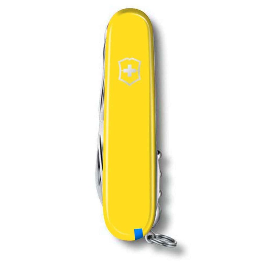 Ніж Victorinox Huntsman Ukraine 91мм,15функ,жовт-син