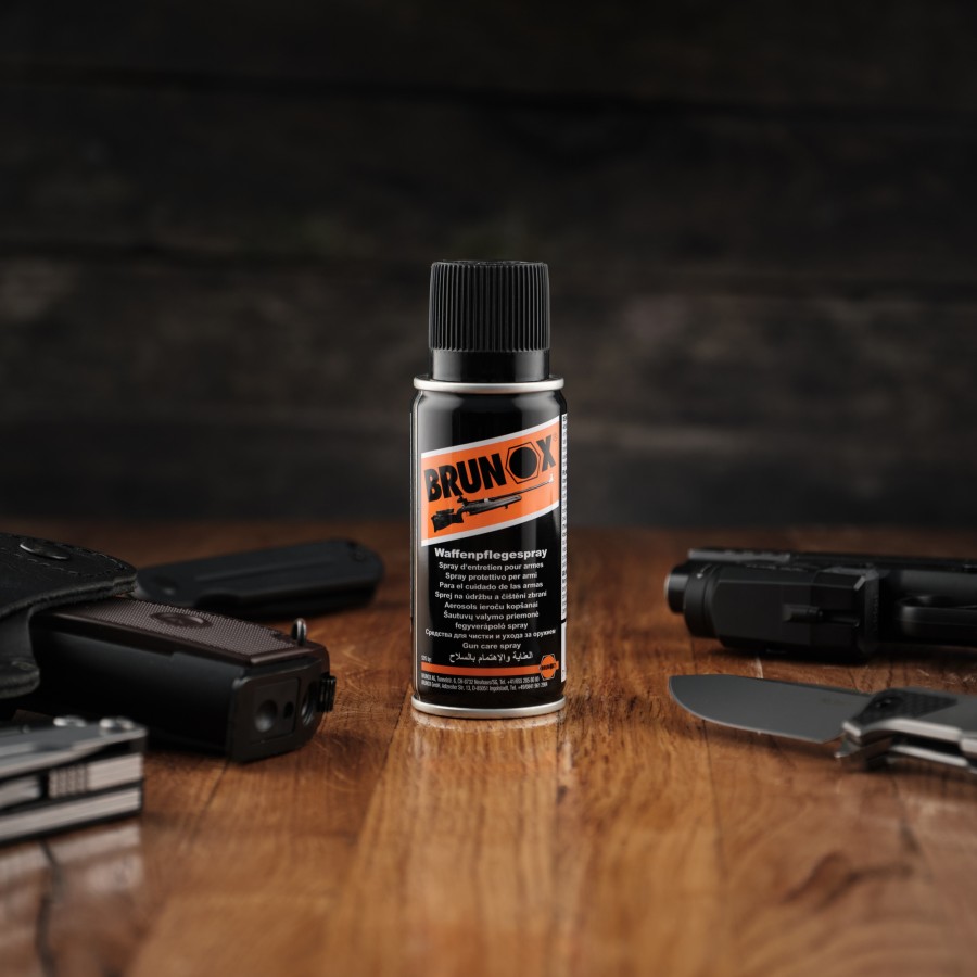 Антикорозійний захист і мастило для зброї, спрей Brunox Gun Care 100ml