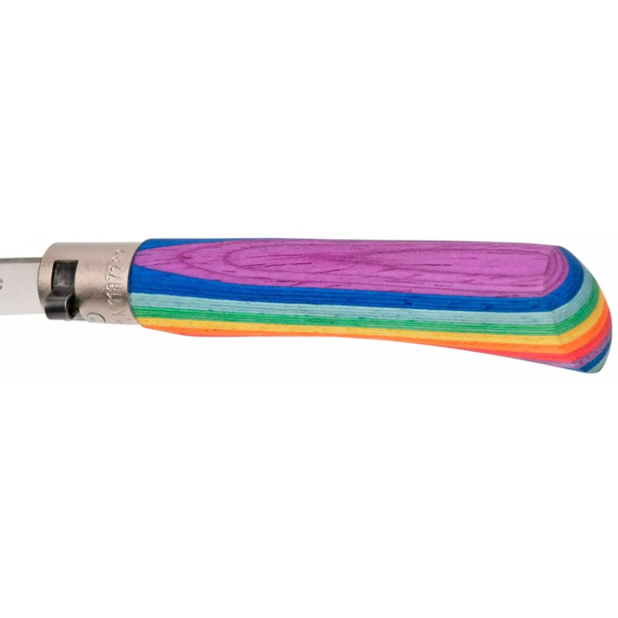 Ніж Old Bear Rainbow M, 420 steel, wood handle,, rainbow