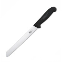 Кухонний ніж Victorinox Fibrox Bread лезо 21см хвил. для хліба з чорн. ручкою