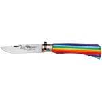 Ніж Old Bear Rainbow M, 420 steel, wood handle,, rainbow