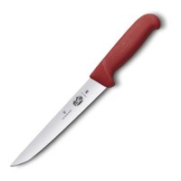 Кухонний ніж Victorinox Fibrox Sticking лезо 20см з черв. ручкой