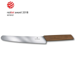 Кухонний ніж Swiss Modern Bread&Pastry 22см волн. с орех. ручкой (GB)