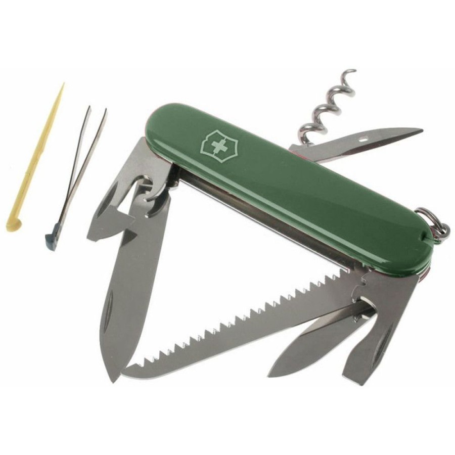 Ніж Victorinox Camper 91мм,13функ,зел