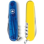 Ніж Victorinox Spartan Ukraine 91мм,12функ,син.прозор-жовт