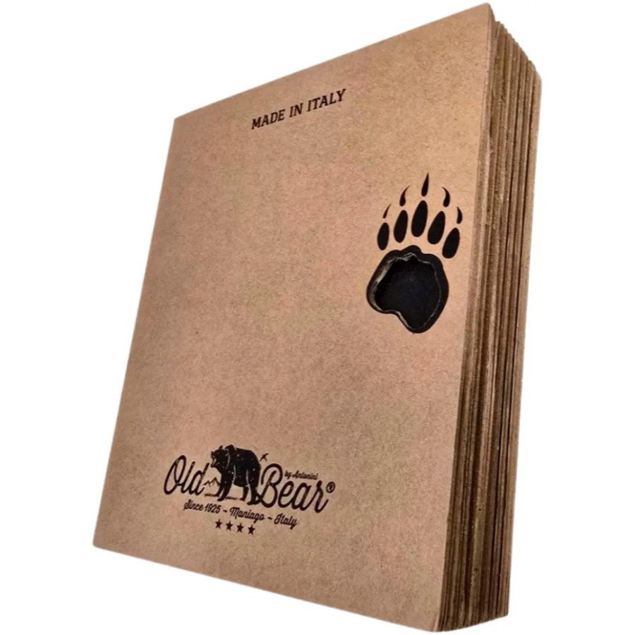 Ніж Old Bear Gift Box - Classic M, sheath in leather, walnut