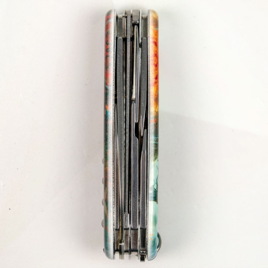 Ніж Victorinox Huntsman Zodiac 91мм,15функ ,Бойовий дракон