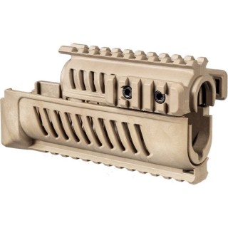 Цівка FAB полімерне для АК47 / 74 4 планки пісочний (fix-ak47t)