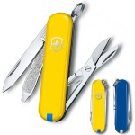 Ніж Victorinox Classic SD Ukraine 58мм,7функ,жовт-син