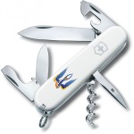 Ніж Victorinox Spartan Ukraine 91мм,12функ,біл ,Ластівка