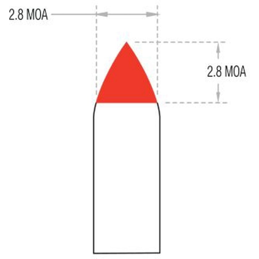 Приціл оптичний Trijicon AccuPoint 1-6x24 BAC Red Triangle Tritium / Fiber Optics