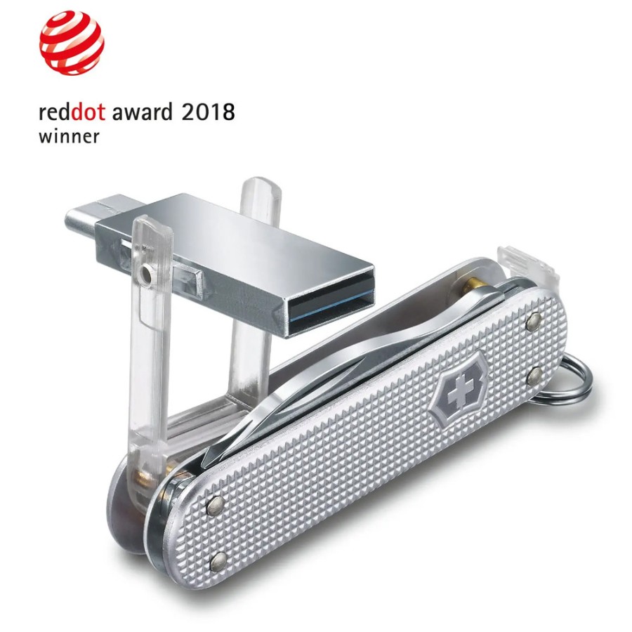 Ніж Victorinox Jetsetter@work 58мм,6функ,срібл ,USB3.0,3.1 32Gb (блістер)